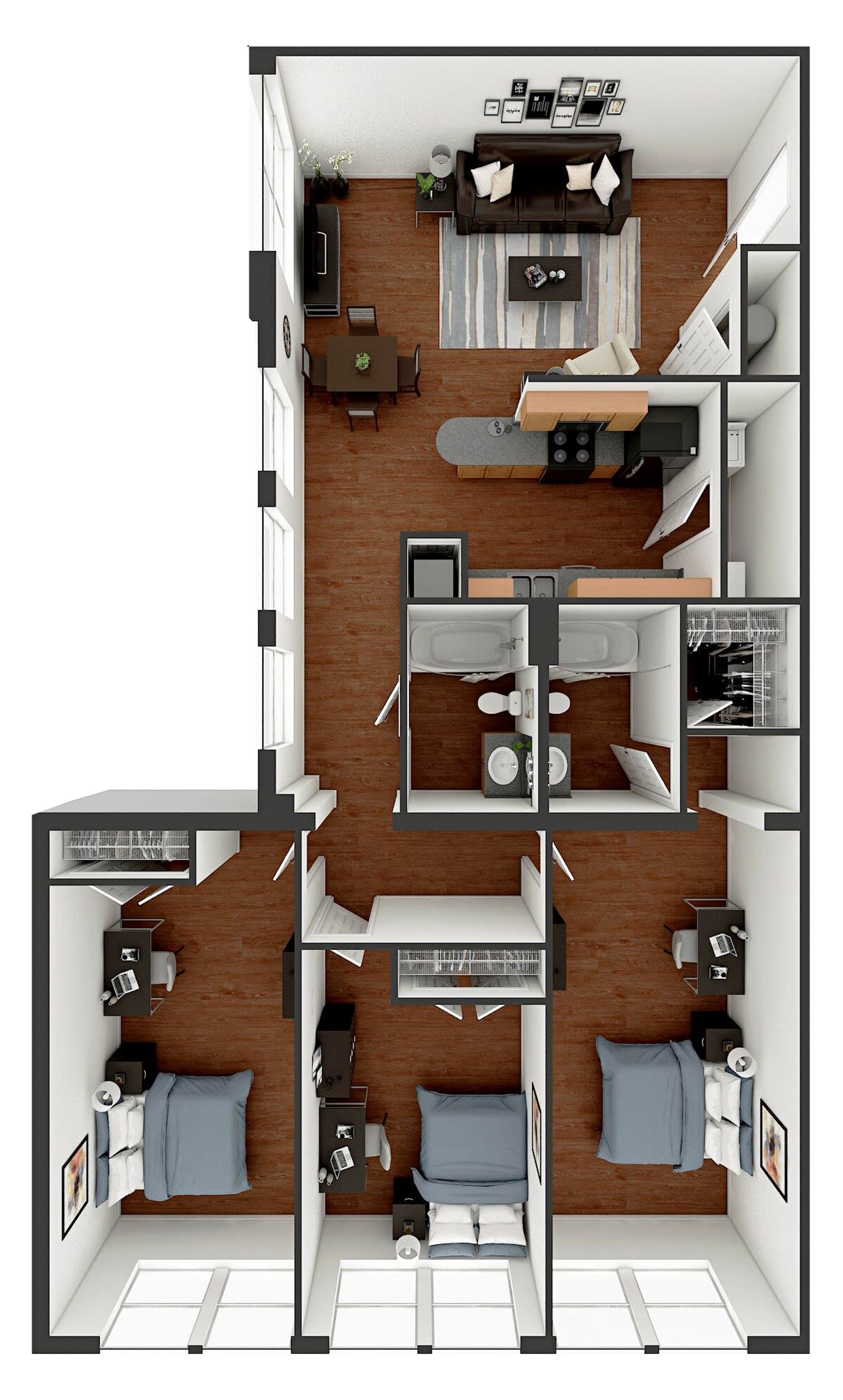 The Lonian floorplan